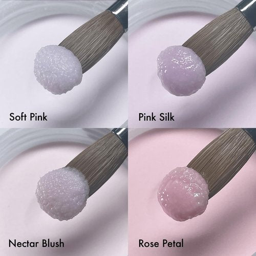 MakarttPro Acrylic Powder Set | 4 Cool Tone Colors - 0.5oz Cover Powders for Nail Extensions & Sculpting