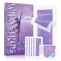 Facial Wax Strips for Women, Bikini & Body Wax Strips Kit – 60 Count (40 Body + 20 Face) with 10 Soothing Oil Wipes, At-Home Hair Removal for Legs, Underarms, Brazilian, Face – Lavender