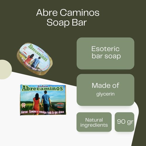 Road Opener bar soap, Jabon Abre Caminos, use it to attract new opportunities in life, jabon esoterico