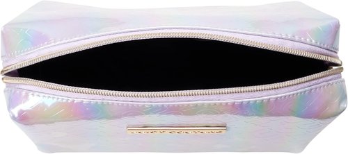 Juicy Couture Cosmetics Bag - Iridescent Travel Makeup & Toiletries Clutch Pouch, One Size