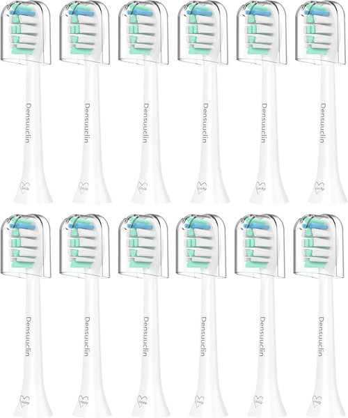 Philips Sonicare Toothbrush Replacement Heads - 12 Pack White for Superior Oral Care