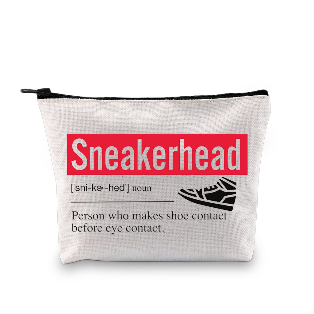 XYANFA Sneakerhead Makeup Bag Sneaker Collector Gift Sneakerhead Gifts For Women Shoes Lover Sneaker Addict Cosmetic Bag (Sneakerhead noun)