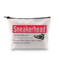 XYANFA Sneakerhead Makeup Bag Sneaker Collector Gift Sneakerhead Gifts For Women Shoes Lover Sneaker Addict Cosmetic Bag (Sneakerhead noun)