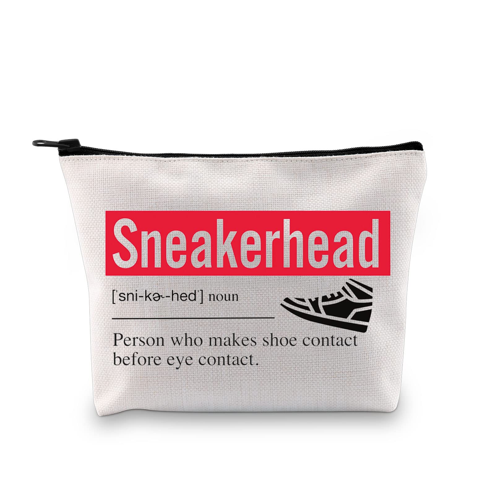 XYANFA Sneakerhead Makeup Bag Sneaker Collector Gift Sneakerhead Gifts For Women Shoes Lover Sneaker Addict Cosmetic Bag (Sneakerhead noun)
