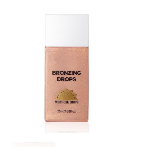 MAEPEOR Bronzing Drops - Sunny Glow Liquid Bronzer for Face & Cheeks | No Transfer, Instant Sun-Kissed Look (Color 01)