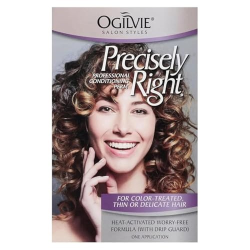 Ogilvie Salon Styles Professional Conditioning Perm Kit - Perfect for Color-Treated & Delicate Hair - 1 Application