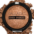 Palladio Baked Bronzer - Highly Pigmented & Easy to Blend | Shimmery Glow, Long-Lasting Tan