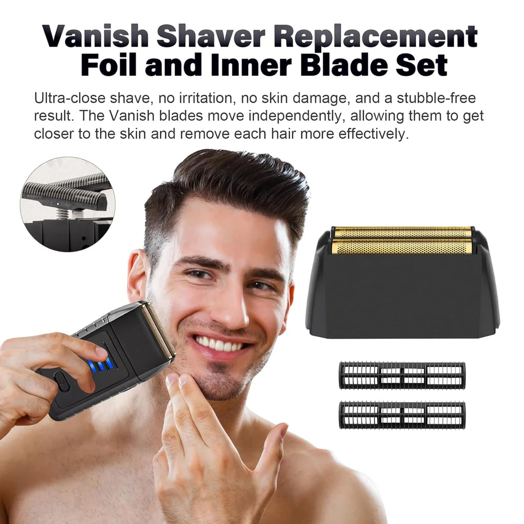 Wahl 5 Star Series Vanish Shaver Replacement Foil - Super Close Shaving Blade | Black