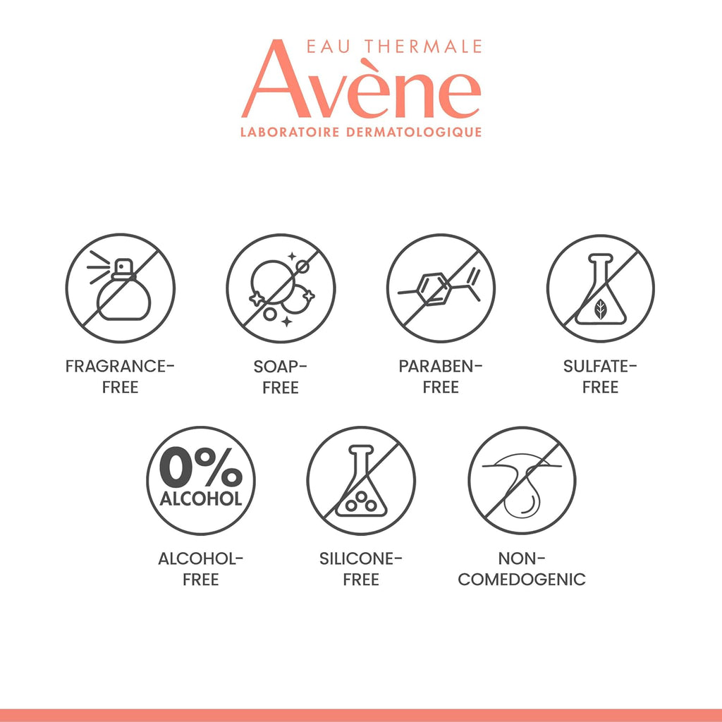 Avène Tolerance Daily Foaming Facial Cleanser - Gentle Face Wash for Sensitive Skin | Fragrance-Free, Glycerin & Niacinamide