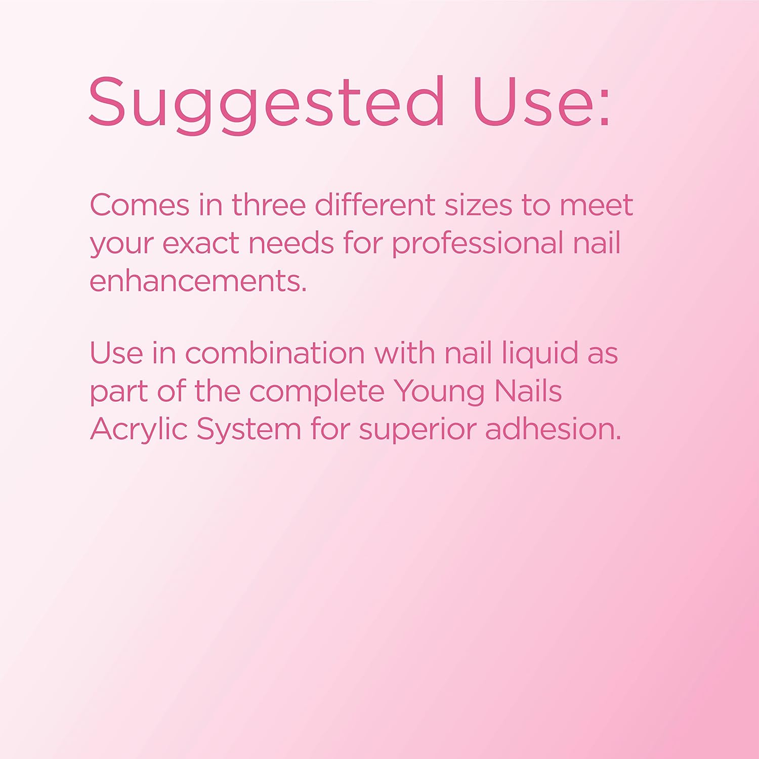 Young Nails Acrylic Cover Powder - Professional Self-Leveling Nail Powder for Extensions | Clear Nude Pink, 660g