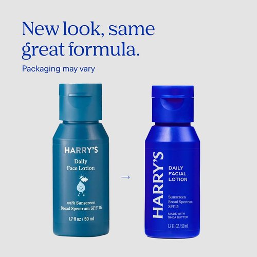 Harry's Face Lotion - SPF Moisturizer for Daily Protection | 1.7 Fl Oz, Pack of 2