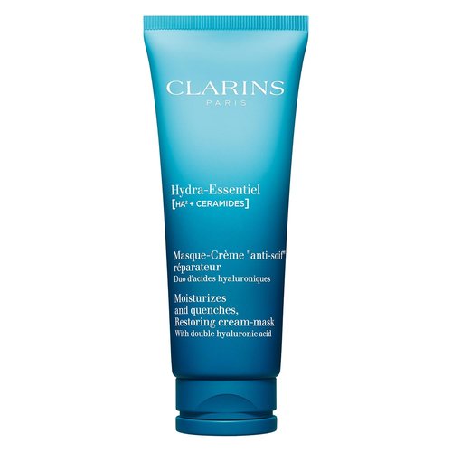 Clarins Hydra-Essentiel Face Mask - Hydrating Formula for Plumper Skin | 24H Moisture + Radiance | 2.5 Oz