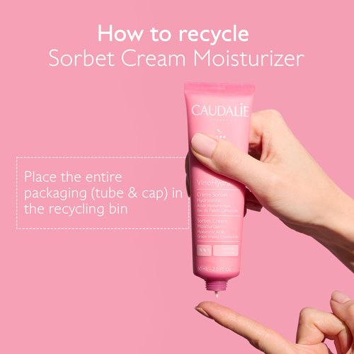 Caudalie VinoHydra Sorbet Cream Moisturizer with Hyaluronic Acid - 60 mL