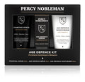 Percy Nobleman Age Defence Kit – Men’s Skincare Gift Set with Charcoal Face Scrub, Hydrating Facial Serum with Hyaluronic Acid & Vitamin C Moisturiser for Cleansing, Nourishment & Healthy Skin