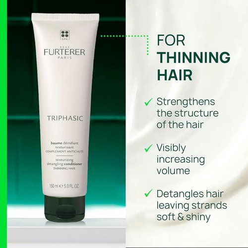Rene Furterer Triphasic Texturizing Conditioner - Strengthens Thinning Hair & Boosts Volume - 5 fl. oz.