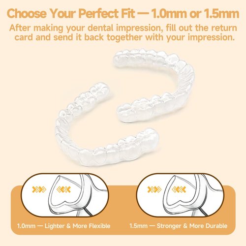 Custom Clear Retainers - Invisible Teeth Retainer for Adults & Teens - Comfortable & Durable Orthodontic Retainer