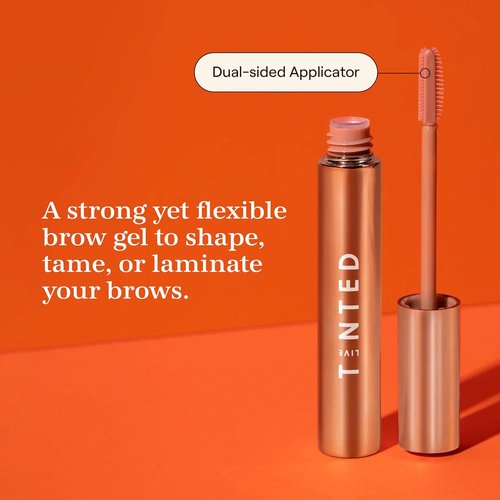 Live Tinted Huebrow Clear Eyebrow Gel - Flexible Hold & Dual-Sided Applicator - No Flaking, 0.425oz / 12.3mL