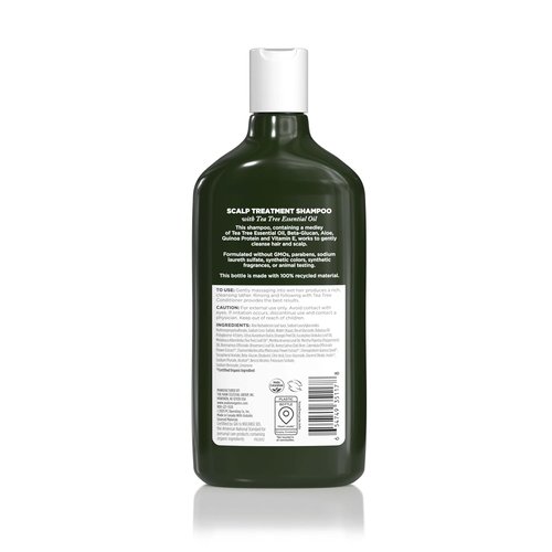 Avalon Organics Tea Tree Shampoo - Scalp Treatment for Healthy Hair & Softness | 11 Fl. Oz.
