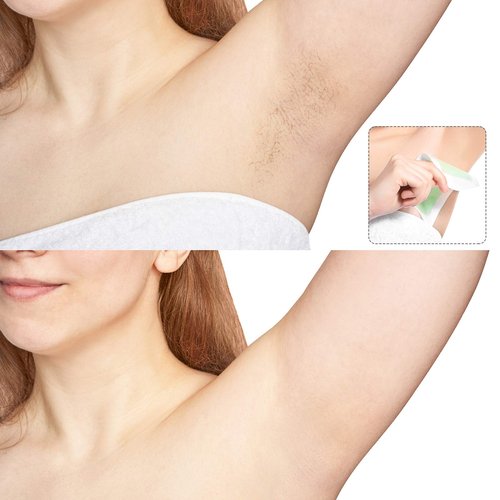 Maitys 1000 Pieces Non-woven Wax Strips for Body Facial Hair Removal Beauty Waxing Sheets Soft Wax Strips for Women Men Leg Face Chest Back Eyebrow Armpit and Bikini, 2.8'' x 7.9'' and 1.5'' x 3.9''