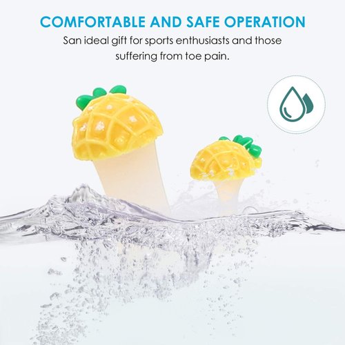 Uonlytech 24pcs Silicone Toe Separators Fruit Toe Separator Toe Nail Separators Toes Dividers Pedicures Nail Art Tools Pedicure Spacers for Nail Salon