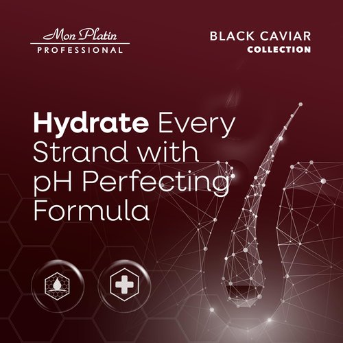 Mon Platin Hair Mask & Dream Hair Spray Bundle, Moisturizing Shampoo – Deep Conditioning Mask Formula for Dry and Damaged Hair, Heat Protection (Black Caviar Total Reviving Hair Conditioner)