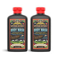 Aviator Men's Body Wash - Eucalyptus & Fresh Citrus Scent | Hydrating Anti-Aging Formula with Aloe & Niacinamide (2 Pack) | Made in USA