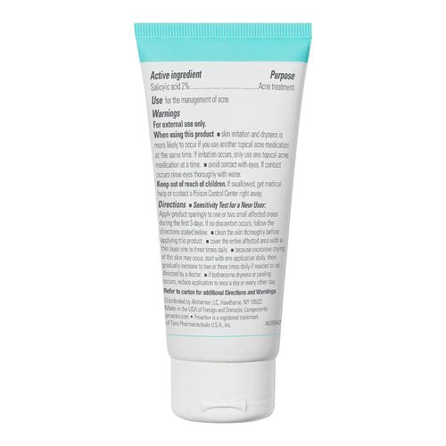 Proactiv Acne Treatment - Pore Clearing Exfoliator with Salicylic Acid & Aloe | 3 Fl Oz, Paraben Free