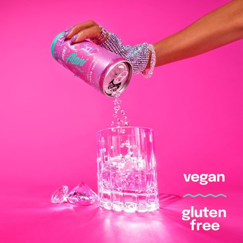 Alani Nu Pink Slush Energy Drinks - Sugar Free, Low Calorie, 200mg Caffeine | 12 Pack of 12 Fl Oz Cans