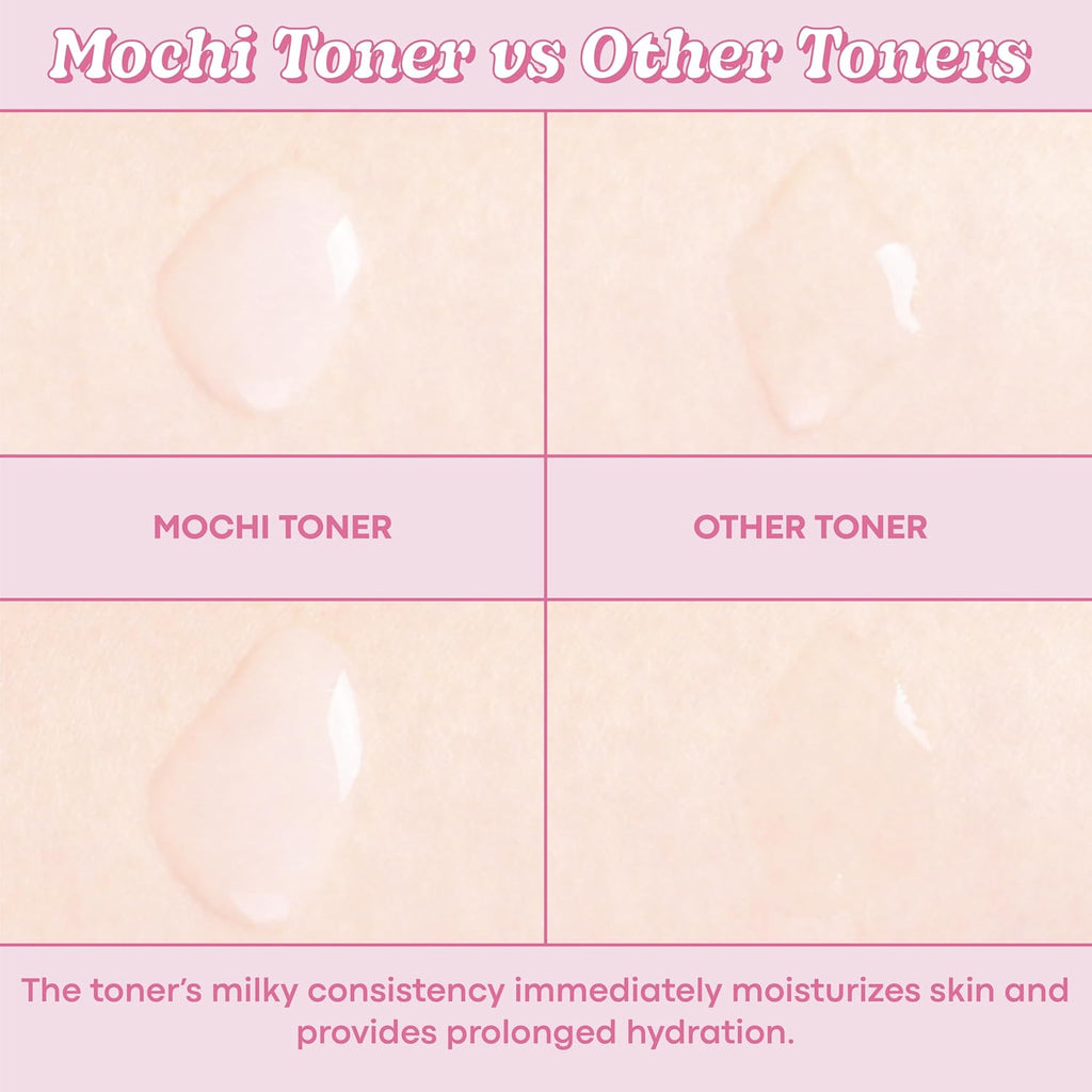 TONYMOLY Wonder Ceramide Mochi Milky Toner - Hydrating 5,000 ppb Ceramide for Dry & Sensitive Skin | 16.9 fl oz / 500ml