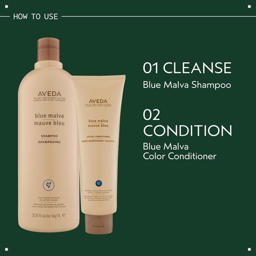 Aveda Blue Malva Color Conditioner - Purple Conditioner for Silver, Gray & Blonde Hair | Neutralizes Brassiness | 8.5 Fl Oz