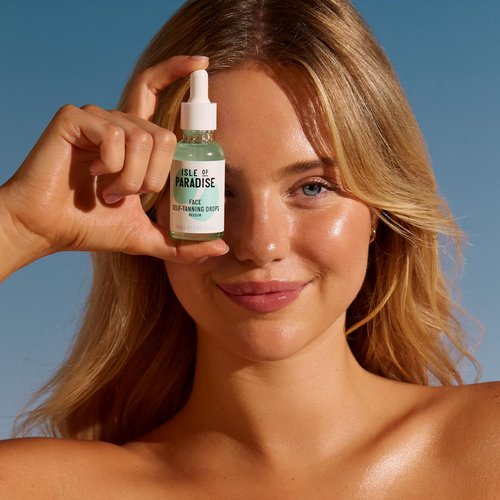 Isle of Paradise Mini Self Tanning Drops - Natural Glow for Radiant Skin | 0.5 oz
