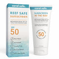 Reef Safe Mineral Sunscreen Travel Lotion SPF 50 - Mexico & Hawaii 104 Reef Act Compliant, Biodegradable, Zinc Oxide, Oxybenzone & Octinoxate Free, Water Resistant, Natural Ingredients, by Coral Safe