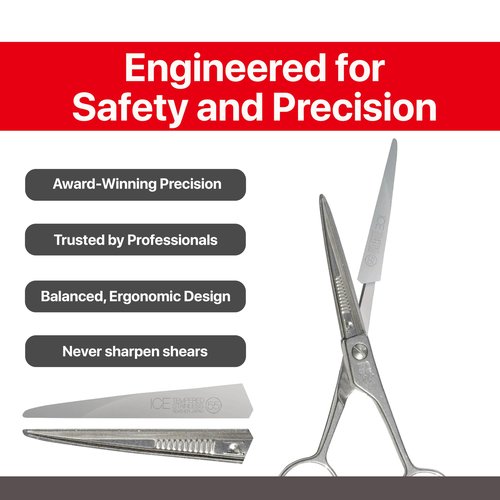 Feather - Switch-Blade Haircutting Shears Replacement Blades - Model 50/55 Scissors for Professional Stylists & Barbers - Stainless Steel - No-Nip Tip - Made in Japan