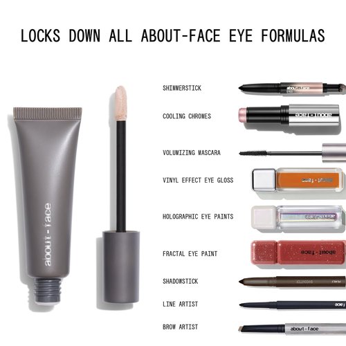 About-Face Shadow Fix Eye Primer - Long-Wear, Crease-Proof Formula for Flawless Eyeshadow - 0.405 oz