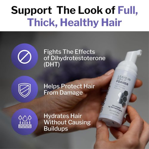 Shapiro MD Hair Growth Foam - DHT Fighting Vegan Formula for Thinning Hair | 1 Month Supply