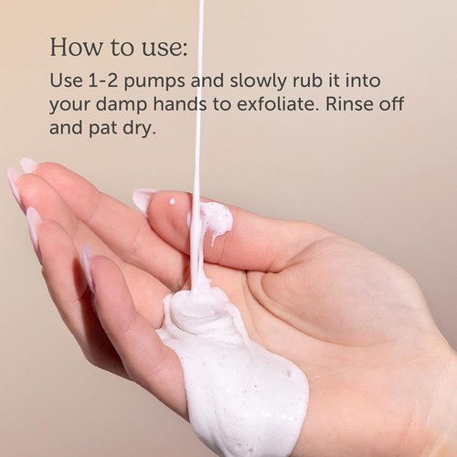 Nectar Life Exfoliating Hand Wash - Volcanic Pumice & Shea Butter for Soft Hands | Lemon Scent
