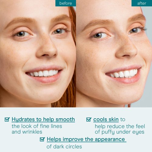 Baebody Under-Eye Gel - Cooling Cream for Dark Circles & Puffiness - Anti-Aging Hydration (50 ml)