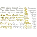 72pcs Zodiac Letter Nail Charms for Acrylic Nails Alloy Twelve Constellation Zodiac Sign Silver Gold Charm Jewels Studs Hollow Letter Nail Art Nail Decoration DIY Craft for Women Girls Manicure