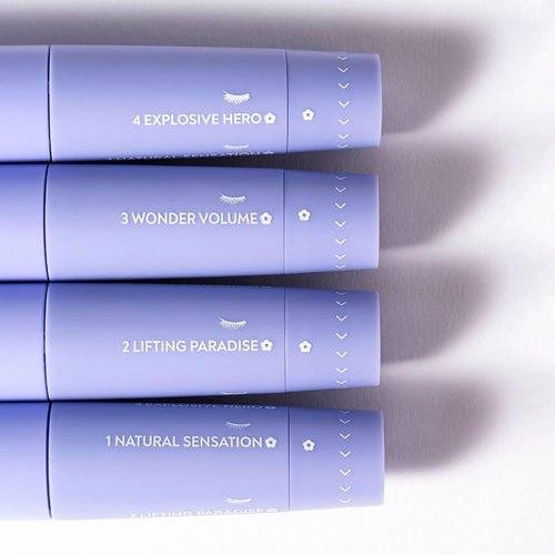 Skiennix 4-in-1 Click and Turn Mascara - Volume & Length with High Pigmentation - Waterproof, Easy Removal - Ultra Black, 0.4 oz