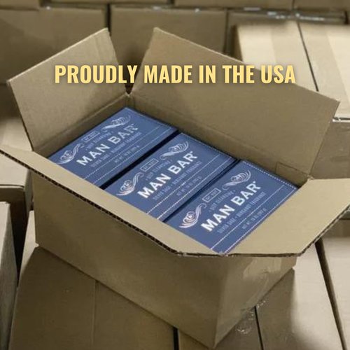San Francisco Soap Co Man Bar 3-Piece Gift Set - No Harmful Chemicals - Good for all Skin Types - Made in the USA