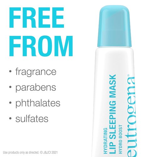 Neutrogena Hydro Boost Lip Sleeping Mask - Hydrating Treatment with Hyaluronic Acid | 0.35 oz, Fragrance-Free