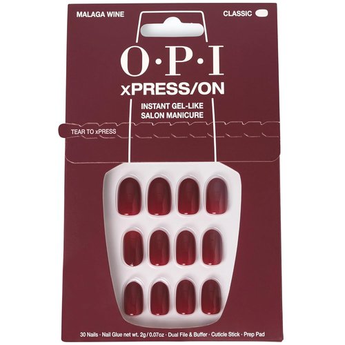 OPI xPRESS/ON Press-On Nails - Professional Nail Art Kit in Short Round, Long Almond & Coffin Shapes
