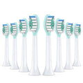 Replacement Toothbrush Heads for Philips Sonicare Electric Toothbrush, 2-in-1 Tongue Cleaner, 8 Pack, Mint Green,Suitable for Philips Sonicare Heads, C2, C1, C3, W1, W2, W3, G1, G2, G3