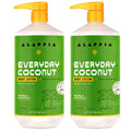Alaffia Coconut Hydrating Body Lotion - Moisturizing Oil for Soft, Supple Skin | 2 Pack - 32 Fl Oz Each