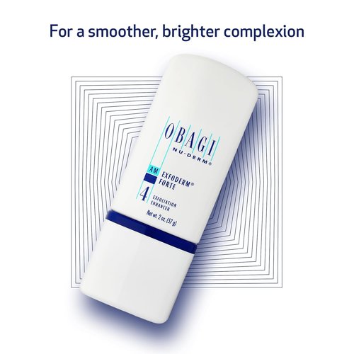 Obagi Nu-Derm Exfoderm Forte - Lightweight Exfoliating Lotion with Glycolic & Lactic Acids for Smooth, Bright Skin - Ideal for Normal to Oily Skin