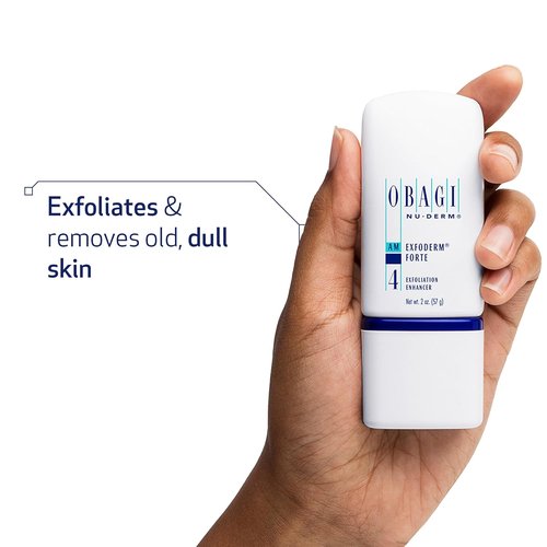 Obagi Nu-Derm Exfoderm Forte - Lightweight Exfoliating Lotion with Glycolic & Lactic Acids for Smooth, Bright Skin - Ideal for Normal to Oily Skin