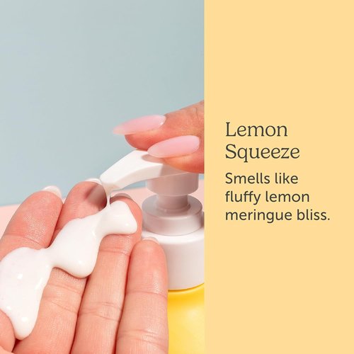 Nectar Life Exfoliating Hand Wash - Volcanic Pumice & Shea Butter for Soft Hands | Lemon Scent