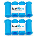 LeakLocks® Toiletry Skins™ Elastic Sleeve for Leak Proofing Travel Container in Luggage. For Standard and Travel Sized Toiletries. Reusable Accessory for Travel Bag Suitcase and Carry-on Luggage