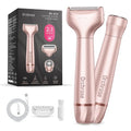 Orchrose Electric Razor for Women Body: Rechargeable Painless Electric Shaver for Bikini Face Body Legs Underarms