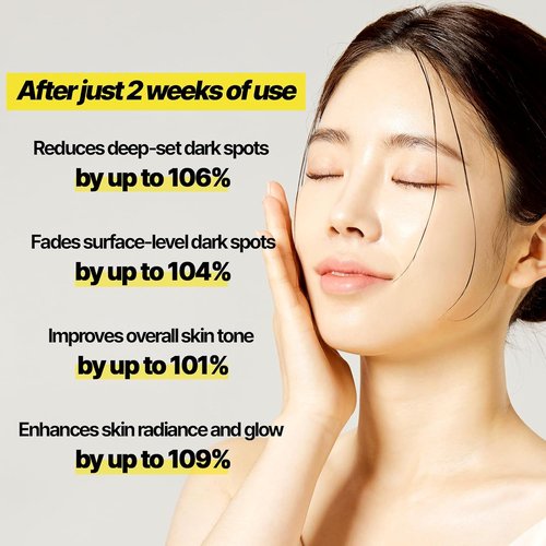 COSNOLOGY K-Beauty Ampoule - Niacinamide, Vitamin C, E & Glutathione for Dark Spots | Hydrating & Anti-Aging, 2.7 fl. oz (80 ml)